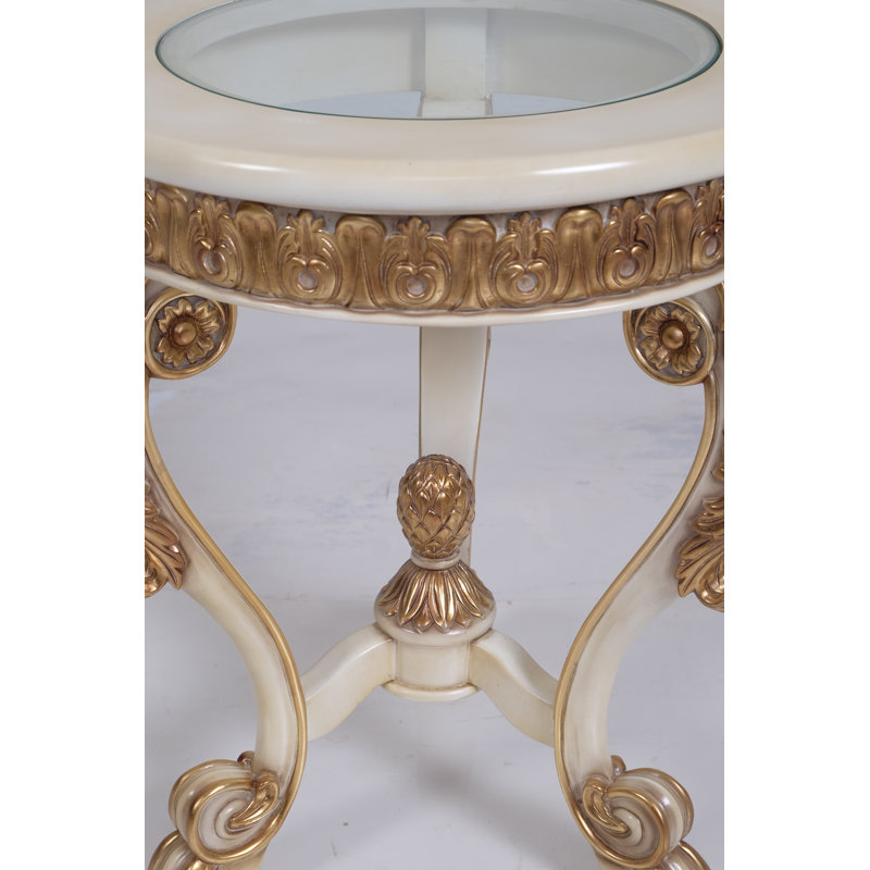 Rosabella Glass End Table