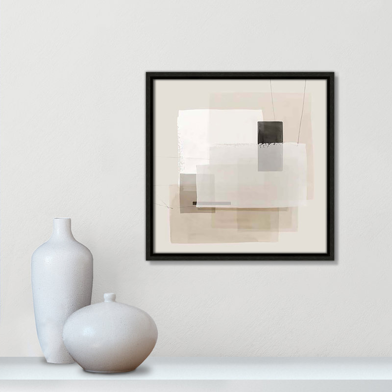 «Mystical Momentum II» par Hazel J, Cadre flottant espresso, H 13,5 po x l 13,5 po x P 2 po