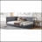 Full Size Upholstered Daybed/Sofa Bed Frame, Velvet