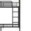 Bunk Bed For 4 Kids, Heavy Duty Metal Bunk Bed Frame, Detachable Triple Bunk Bed, Can Be Divided Into 3 Beds