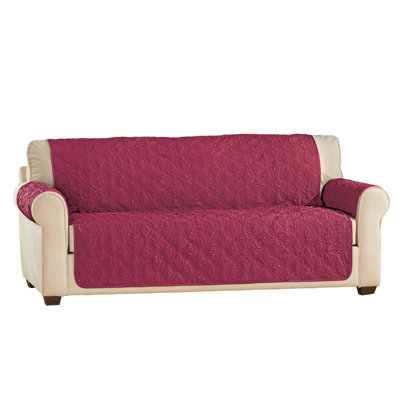 Embossed Ogee Pattern Quilted Furniture Cover