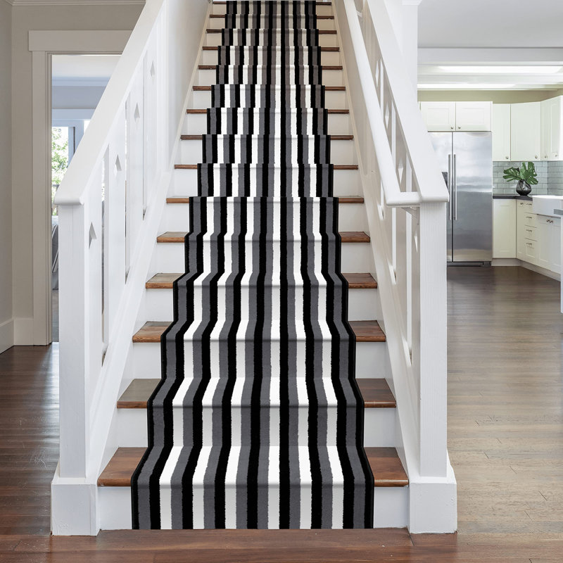 Runner Abingt Striped Indoor / Outdoor Area Rug, Runner 510cm x 60cm