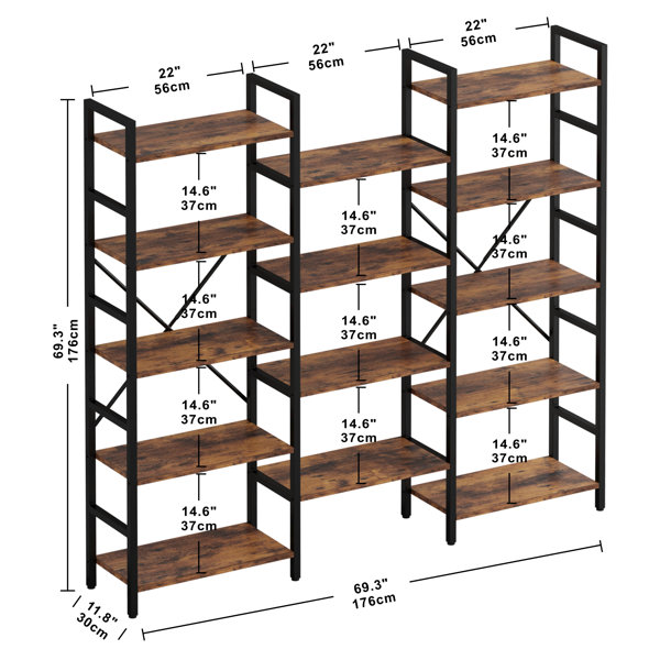 17 Stories Morgan-Stuart Etagere Bookcase & Reviews | Wayfair