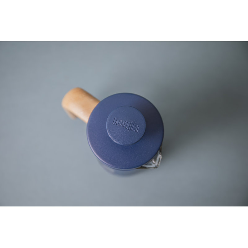 La Cafetière Pisa 3-Cup Cafetière, Pink, Navy
