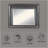 Metallic Gray Finish Mirror W/Led