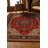 Guria Red/Brown Oriental Vintage Look Machine Printed Cotton Chenille Area Rug-227097663