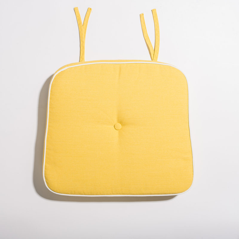 Rivie Indoor/Outdoor Throw Pillow, Yellow