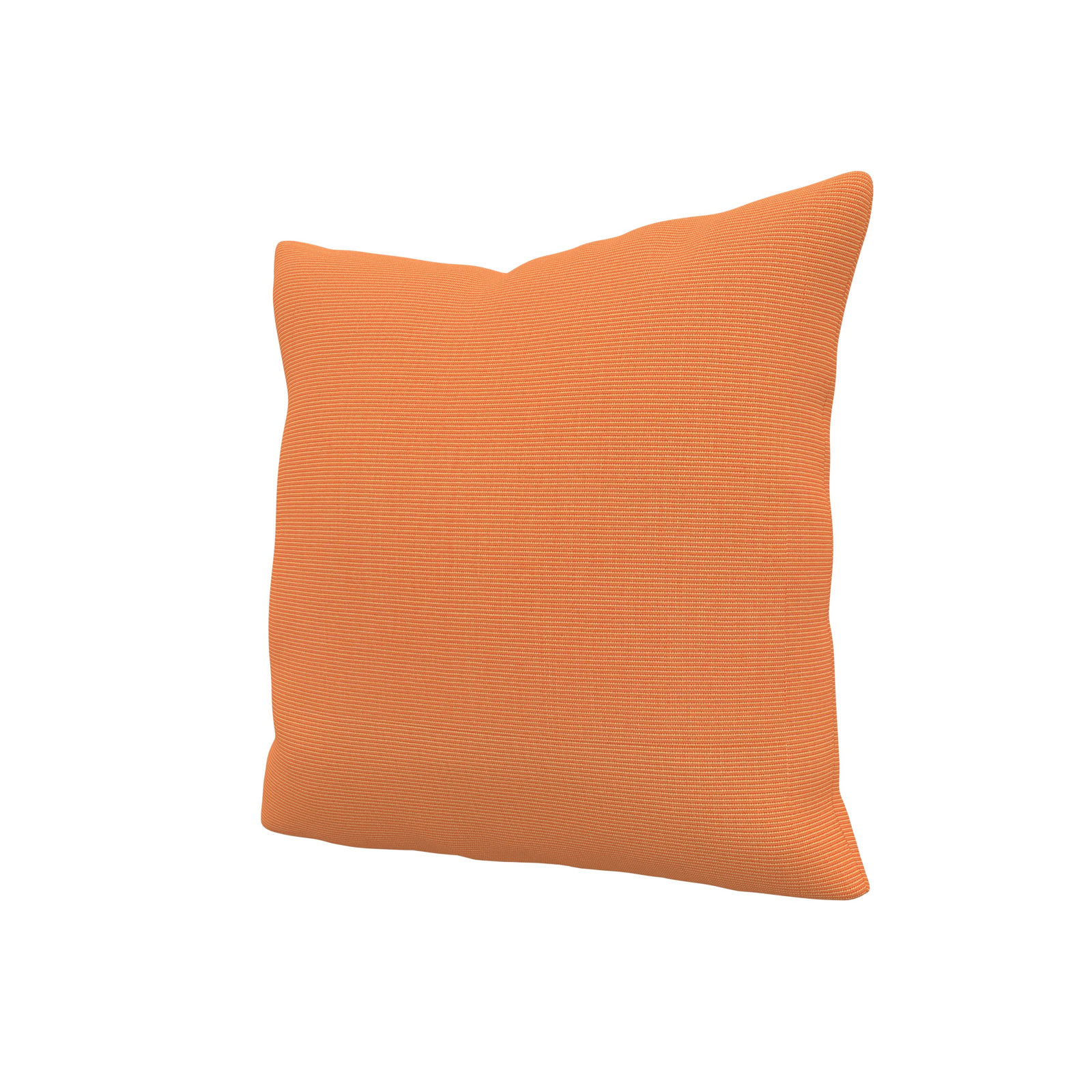 Sunbrella® Throw Pillow, Square 18", Canvas Tangerine Sunbrella® Canvas
