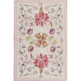 Wool Floral Area Rug