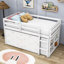 Lit mezzanine avec tiroirs Jakilah Kids-1310797973-1310797971