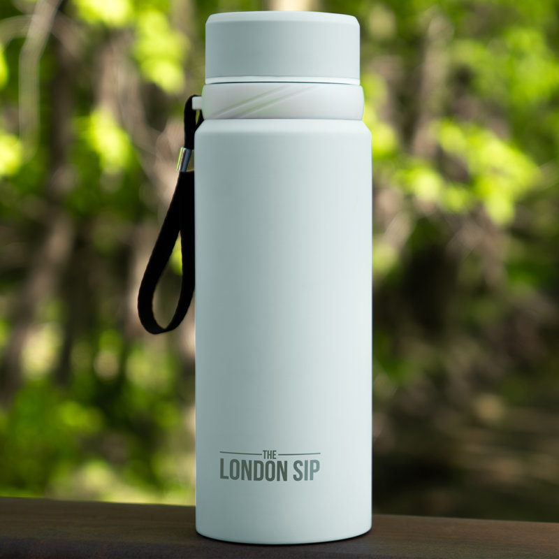 London Sip Tea Infuser 25oz, Pearl White