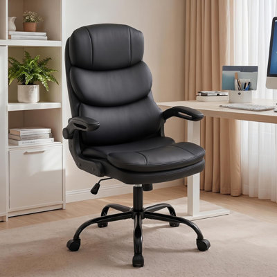 Aime Ergonomic Office Chair High Back With Lumbar Support, Pu Leather Executive Desk Chair,computer Gaming Chair