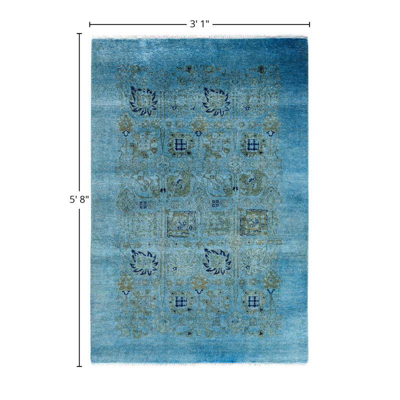 Valencia One-of-a-Kind 3' 10" X 5' 8" Hand Knotted Area Rug