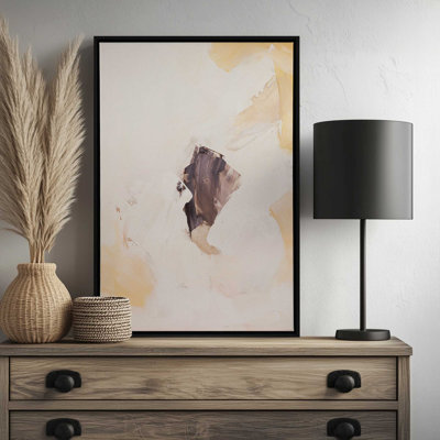 Abstract Neutrals V1 By Prettypainter Canvas Art Print
