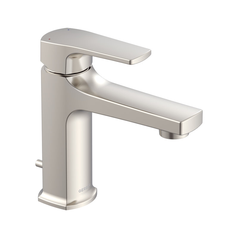 Tribune Single Handle Bathroom Faucet, Brushed Nickel