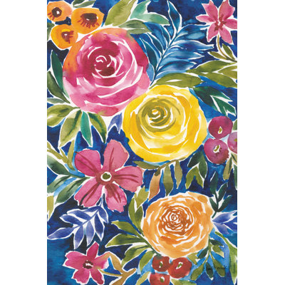 «Flower Patch I» par Cheryl Warrick - reproduction