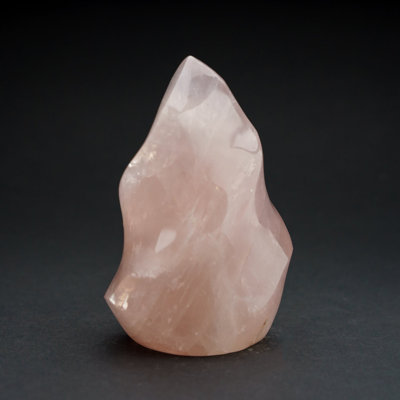 Polished Rose Quartz Flame Freeform from Brazil (1.1 Lbs)
