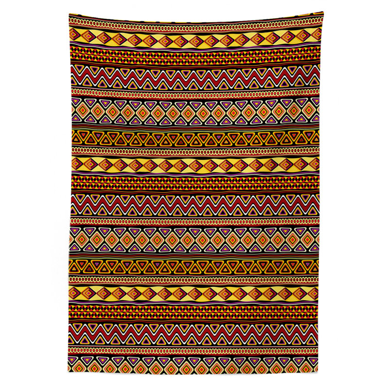 African Tablecloth, 84" L x 60" W