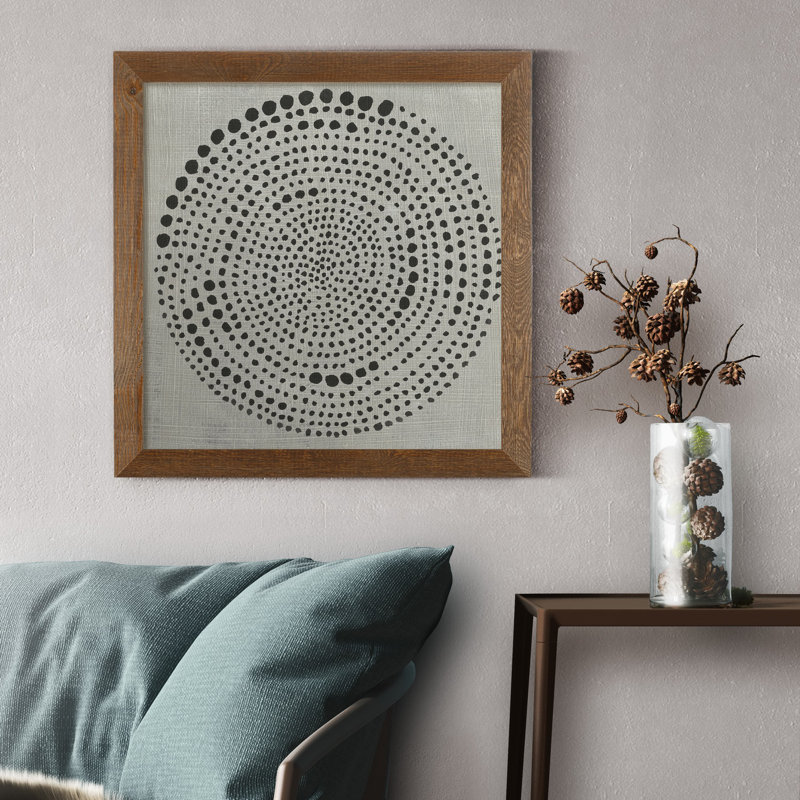 Mythos II - reproduction d'art sur toile, H 21 po x l 21 po x P 1 po, Cadre en érable