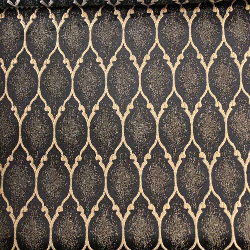 Tissu de revêtement 100% polyester gris Ladino, Onyx