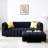 Luna, Channel-Back Velvet Sofa with Ottoman-1192313526