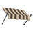 Awntech New Orleans Acrylic Fabric Fixed Awning with Iron Spear Arms-28213134-28213391
