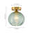 1 - Light Glass Globe Flush Mount Ceiling Light