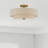 Bellingham 4 Light Antique Gold Leaf Large Semi-flush-121436239