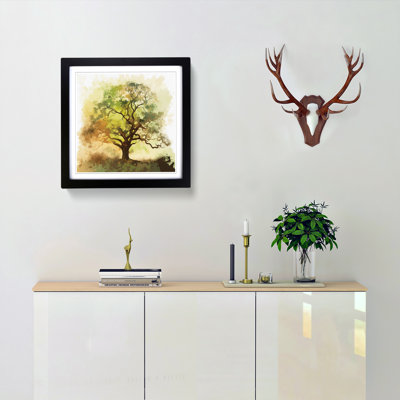 Oak Tree Abstract Art No.2 - Framed Print