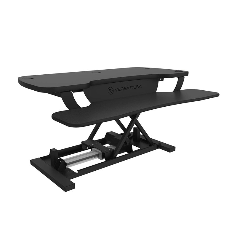 Adjustable Height Steel Standing Desk Converter, 20" H x 36" W x 24" D
