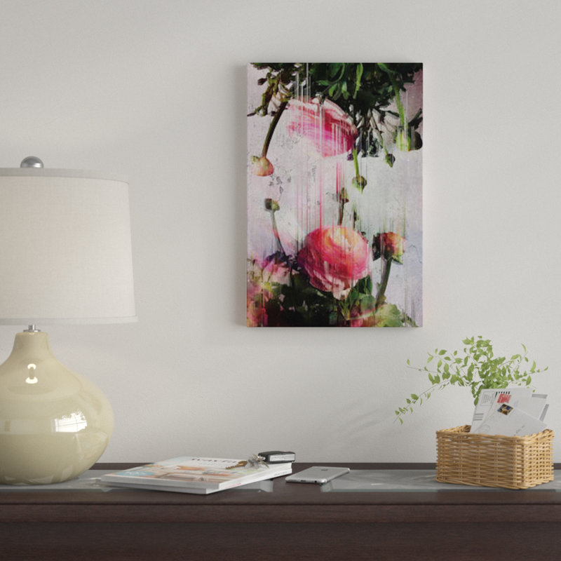 « buttercupss », reproduction d’impression sur toile, H 40 po x l 26 po x P 1,5 po, Toile tendue, Pas de tapis