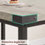 Ensemble de table de salle à manger extensible pour 4 personnes GAOMON, ensemble de table de salle à manger avec deux bancs rembourrés pour 6, grande table de cuisine extensible pour appartement, petit espace gris rustique