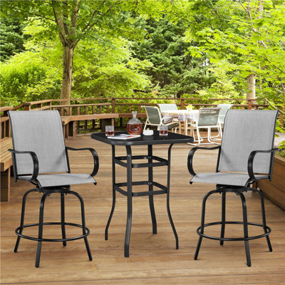 Diez Iron Outdoor 28.5'' Bar Stool
