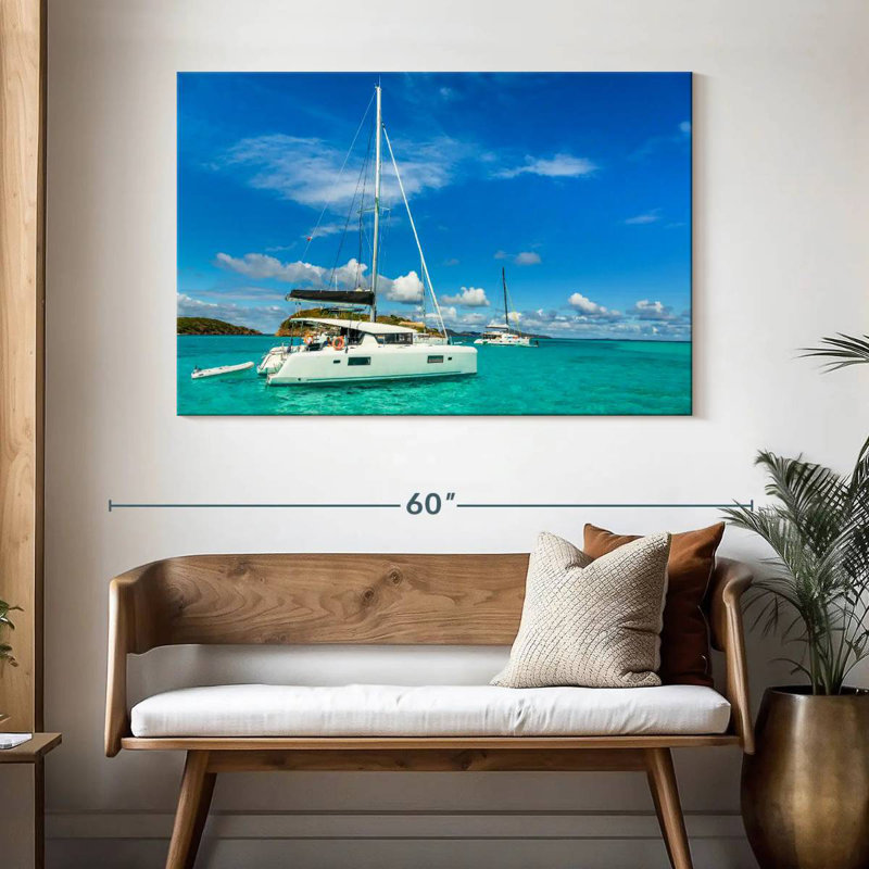 Mehar Catamarans dans les Caraïbes, H 32 po x l 48 po