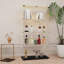 Vitrine en verre trempé, armoire à vin, armoire de rangement, classeur, avec bande DEL Bluetooth, peut être contrôlée par une télécommande ou une application mobile, roulettes pivotantes, peut être placée n'importe où-1025458457