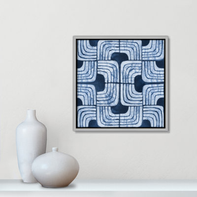 Imprimé Batik III bleu par Emma Peal