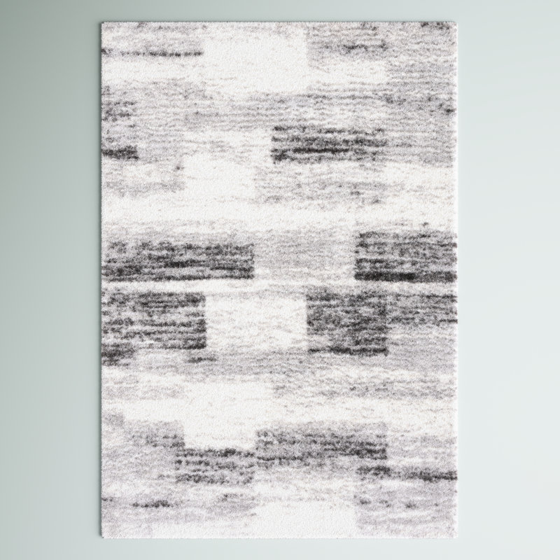 Tapis abstrait Omaury Performance, Rectangle 5 pi 5 po x 7 pi 7 po
