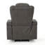  Fauteuil inclinable standard de 33 po de largeur avec rangement pour accoudoirs et port USB, ardoise