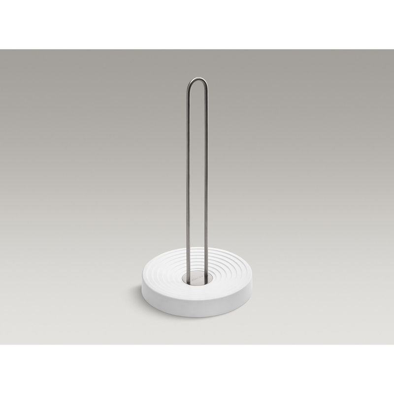 Paper Towel Holder, White
