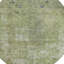 Tapis extérieur rond lavable abstrait 8 pi vert artichaut