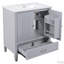 Meuble-lavabo 30 po avec lavabo style rétro-799934537