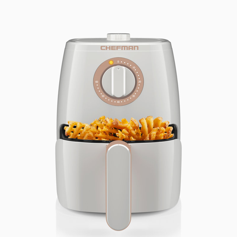 Friteuse électrique Chefman Turbofry 1,89 litres, Blanc
