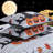 3 Pcs Halloween Themed Quilt Bedspread Set ME511-116556212