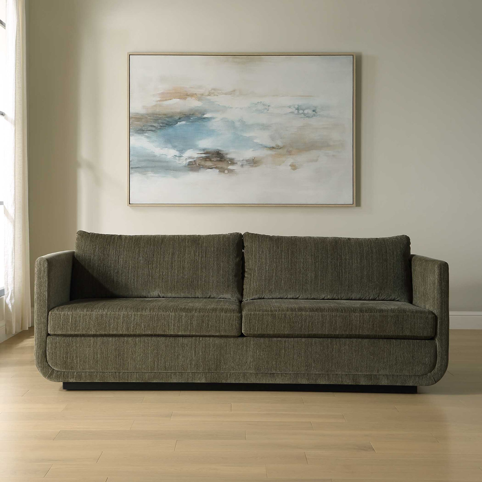Abound 86" Sofa, Green