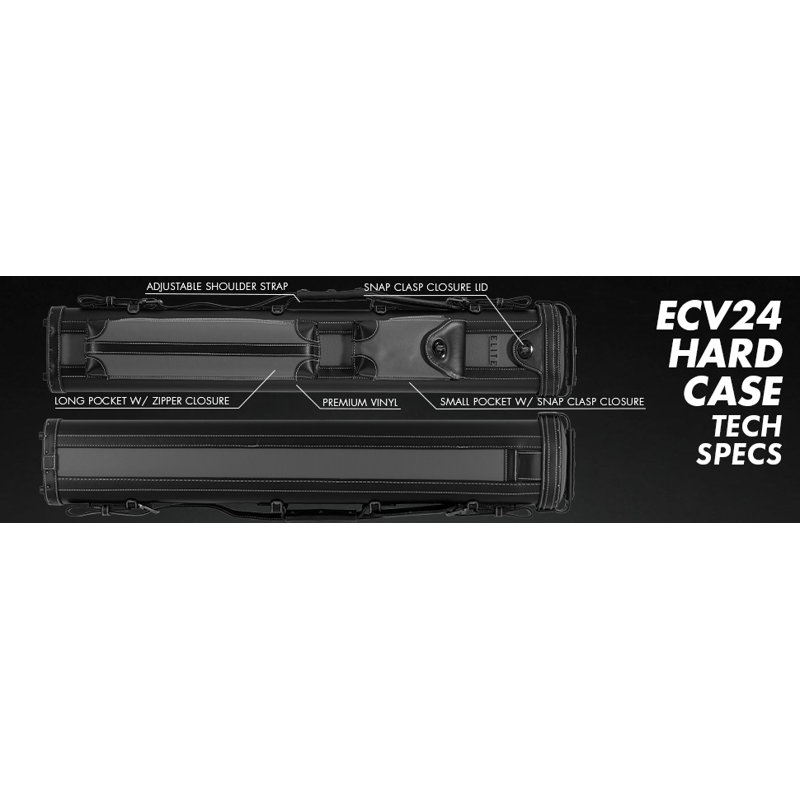 2'10" Pool Cue Case, Gray