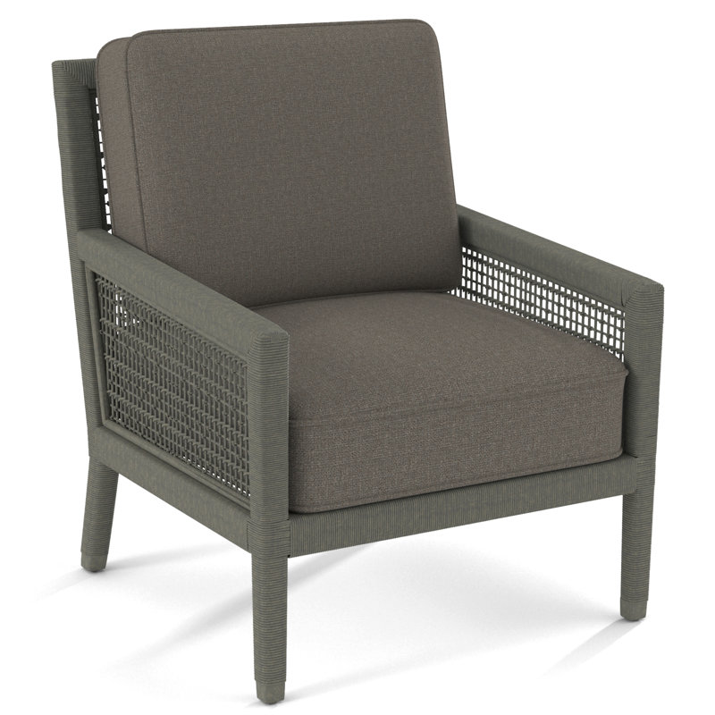 Harper 28" Wide Armchair, White Sugar Performance; 0863-91, Greystone