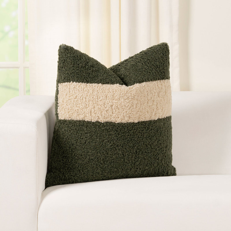 Coussin en polyester Hanka, Feuille de trèfle
