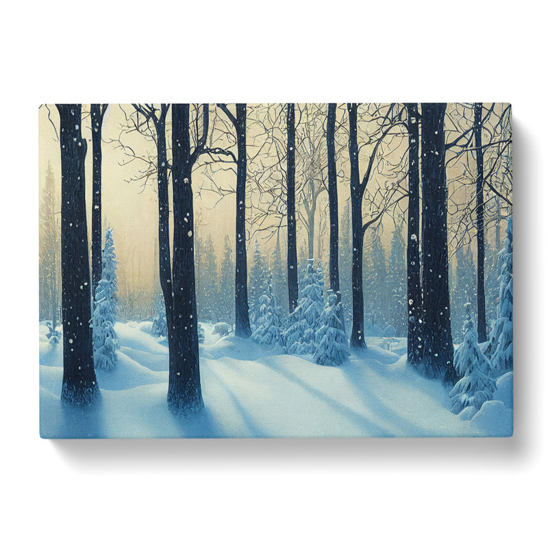 Bewitching Winter Forest - Wrapped Canvas, 40cm H x 60cm W x 3cm D