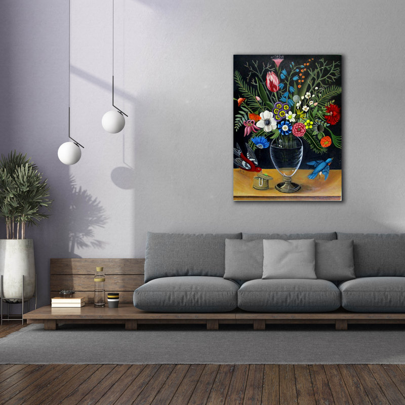 «Best Vase» par Catherine A Nolin, art mural sur toile, H 54 po x l 40 po x P 1,5 po