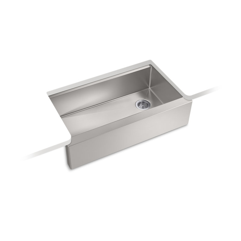 Vault 36" Stainless Steel Farmhouse Apron-Front Kitchen Sink